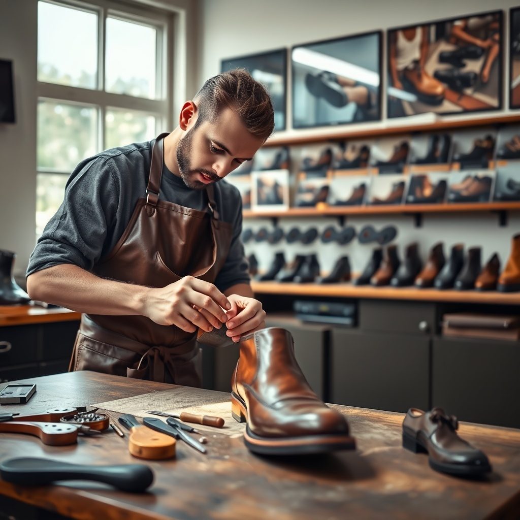 Leather conditioning treatment for shoes